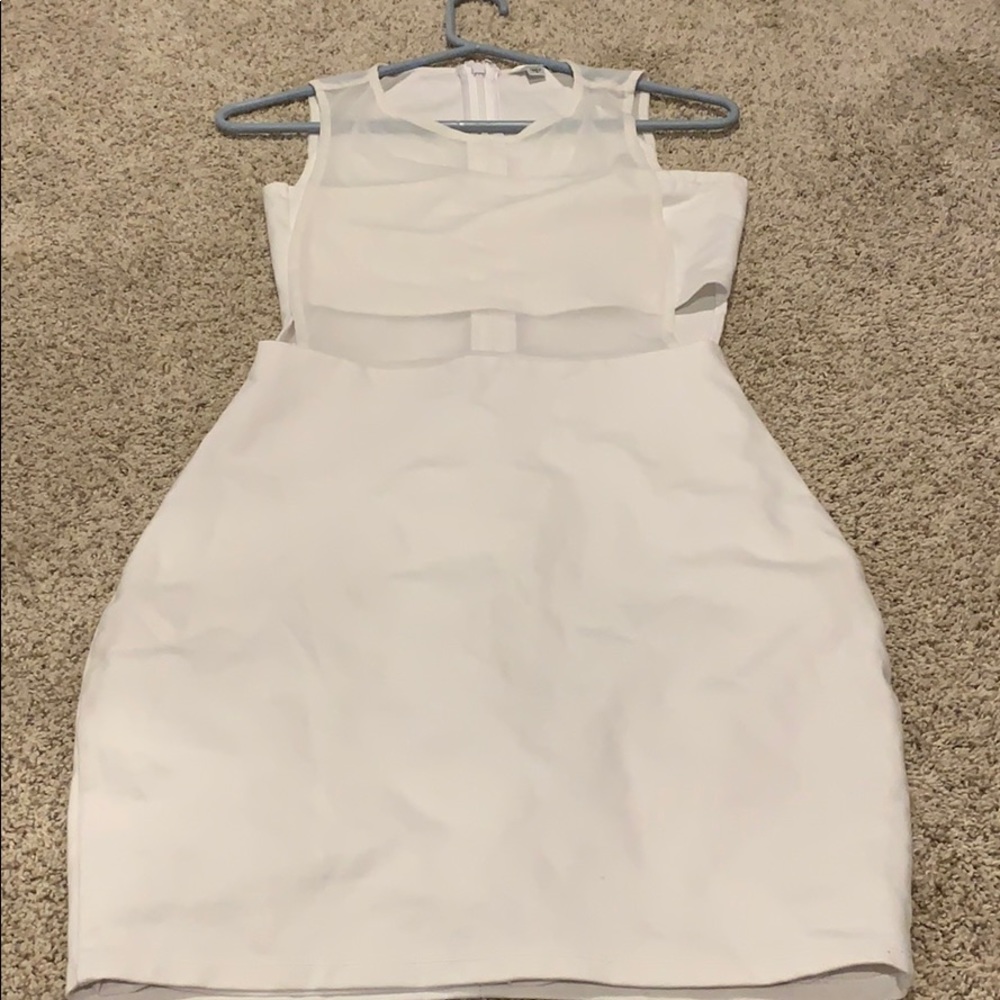 Guess cut out mesh dress